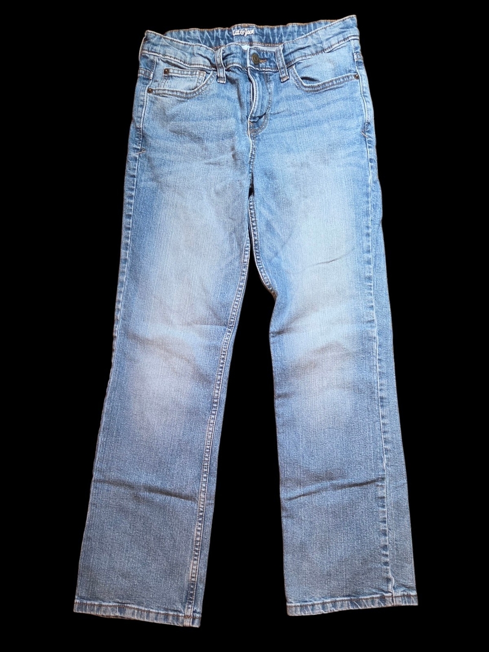 Cat & Jack Kids Light Blue Bootcut Jeans Size 14 - 28" Inseam
